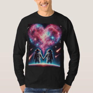 Camiseta Astronautas no Amor, Teto de Capa Longa