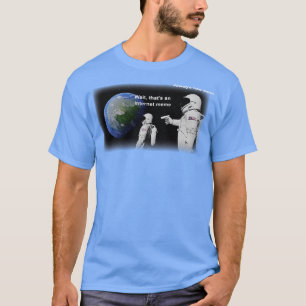 Camiseta Astronautas no meme espacial