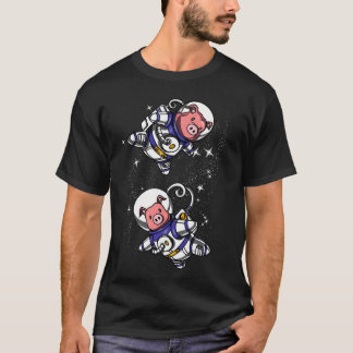 Camiseta Astronautas Porcos Espaciais