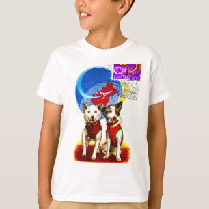 CAMISETA ASTRONAUTAS RETRO SPACE VIAGEM DOG