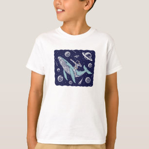 Camiseta Astronautas voam para o espaço