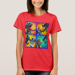 Camiseta Astronautas vs Alienígena