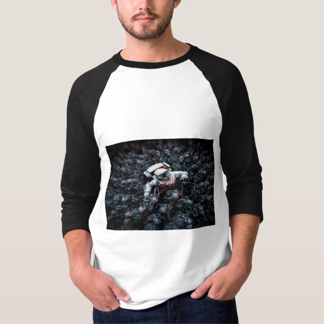 Camiseta Astronaute / Skull (Frente)
