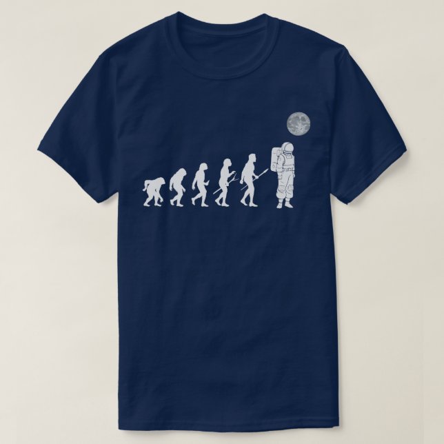Camiseta Astronauts Human Activity Evolution Walking in Spa (Frente do Design)