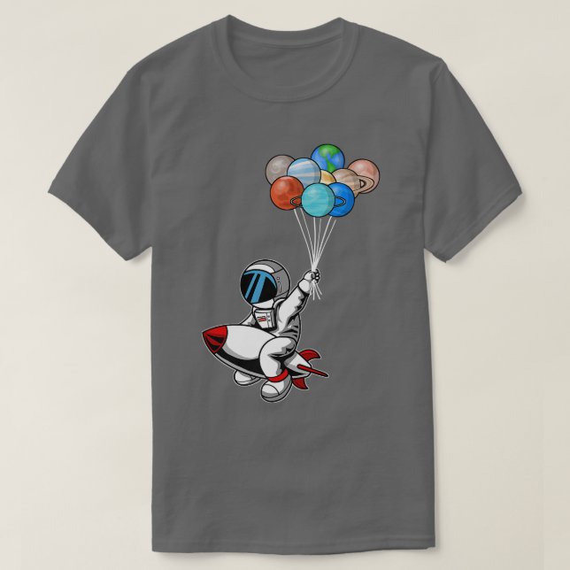 Camiseta Astronauts Planets Outer Space Eplorer  I Need Mor (Frente do Design)