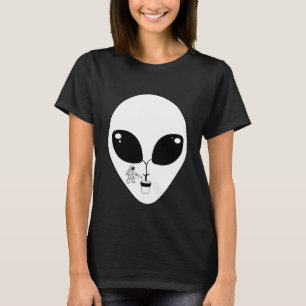 Camiseta Astronave Espacial de Astronauta Espacial Alien em