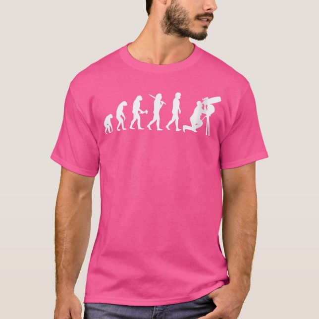 Camiseta Astronomer Evolution Astronomer Mulheres Astronome (Frente)