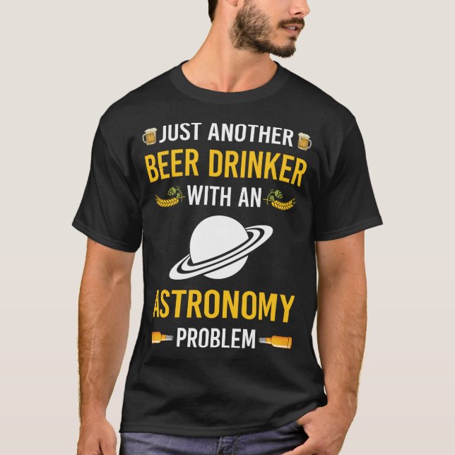 Camiseta Astronomia Beer Drinker (Frente)