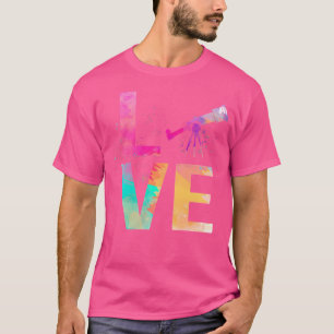 Camiseta Astronomia Colorida Mamãe Oferece Astronomia