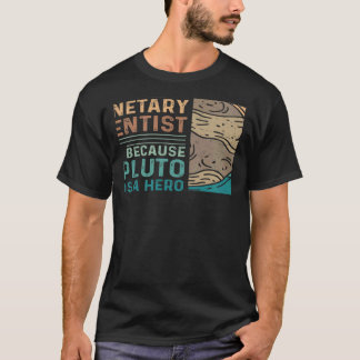 Camiseta Astronomia Da Ciência Planetária Vintage Para O Pl