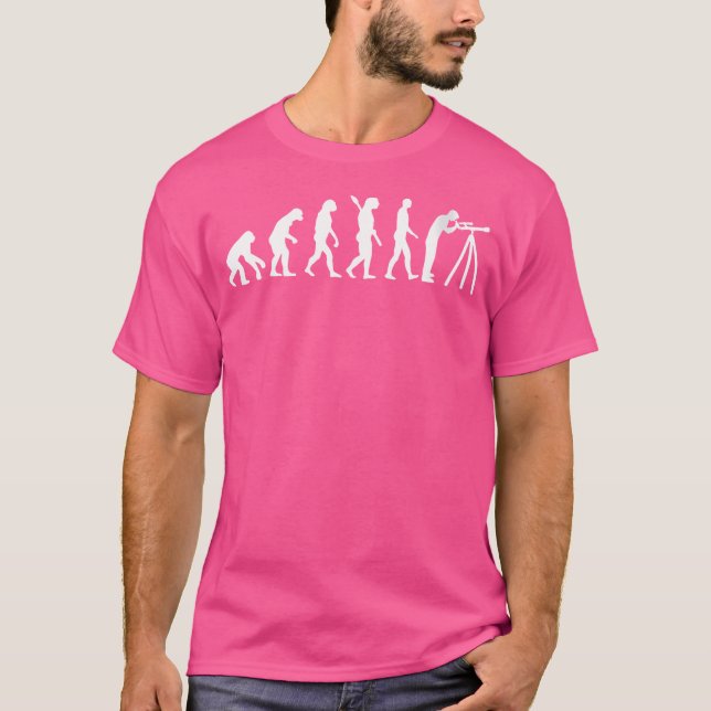 Camiseta Astronomia da Evolução das Mulheres (Frente)