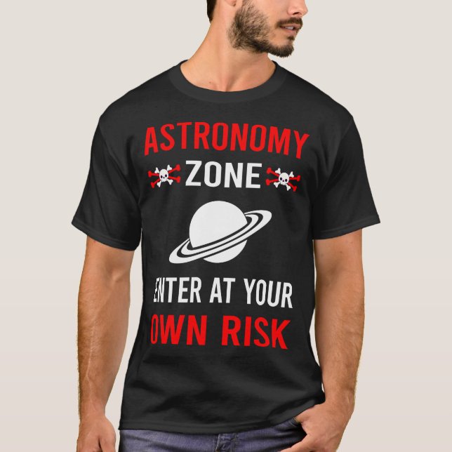 Camiseta Astronomia da Zona de Risco (Frente)