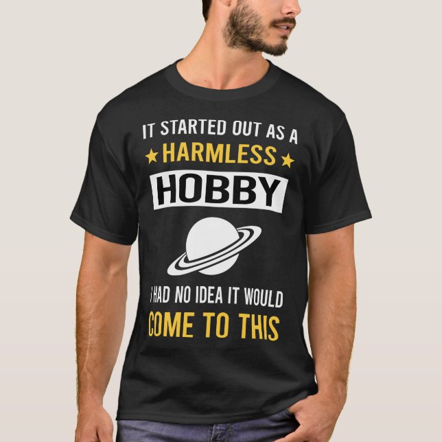 Camiseta Astronomia de Hobby sem Hélio (Frente)
