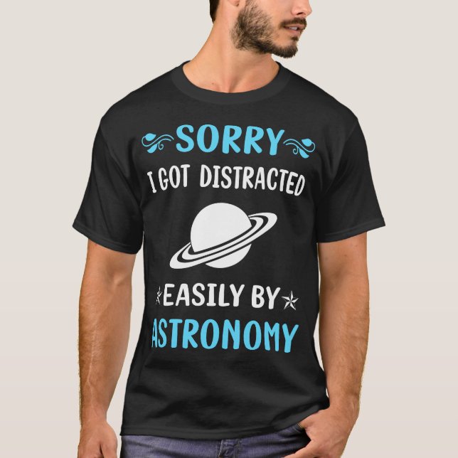 Camiseta Astronomia distraída (Frente)