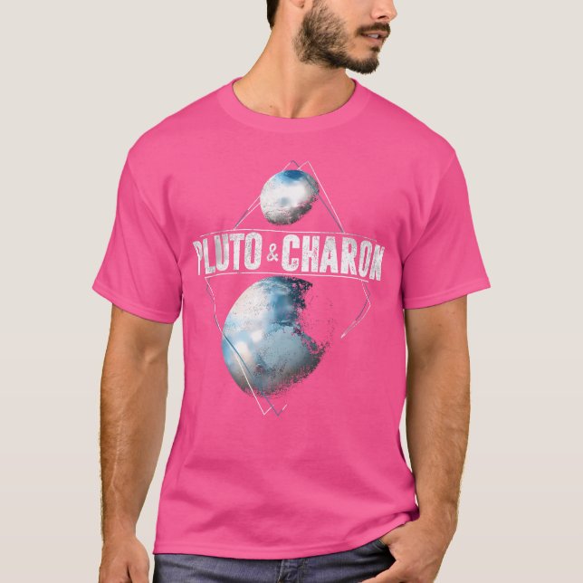 Camiseta Astronomia do Sistema Solar do Charão de Plutão Pl (Frente)