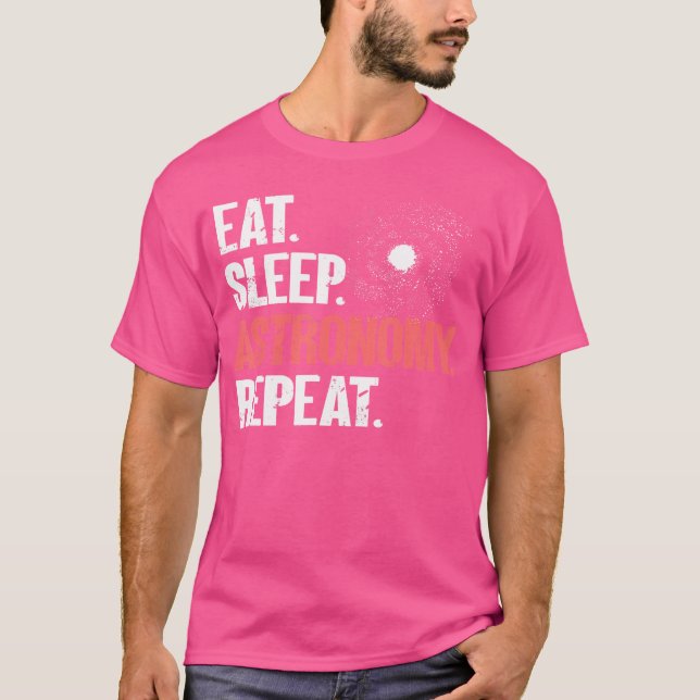 Camiseta Astronomia do Sono Repetir - Astrologia Espacial G (Frente)