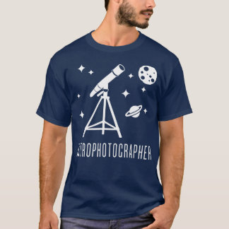 Camiseta Astronomia do Telescópio Astrofotógrafo