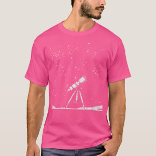 Camiseta Astronomia do Telescópio Gift, Cientista Feminina