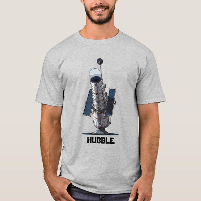 Camiseta Astronomia do Telescópio Hubble (Frente)