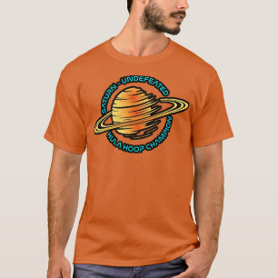 Camiseta Astronomia Engraçada A Saturno Hula Hoop Champion