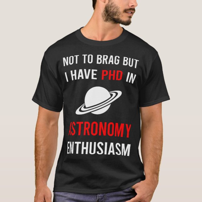 Camiseta Astronomia Entusiasmo (Frente)