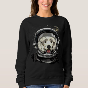 Camiseta Astronomia Espacial de Exploração do Poodle Dog