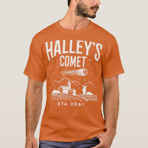 Camiseta Astronomia Espacial Exterior Halleys Halleys Comet
