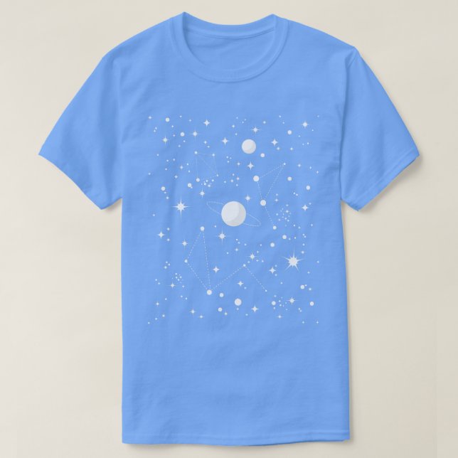 Camiseta Astronomia Espantosa Constela Astrológica (Frente do Design)