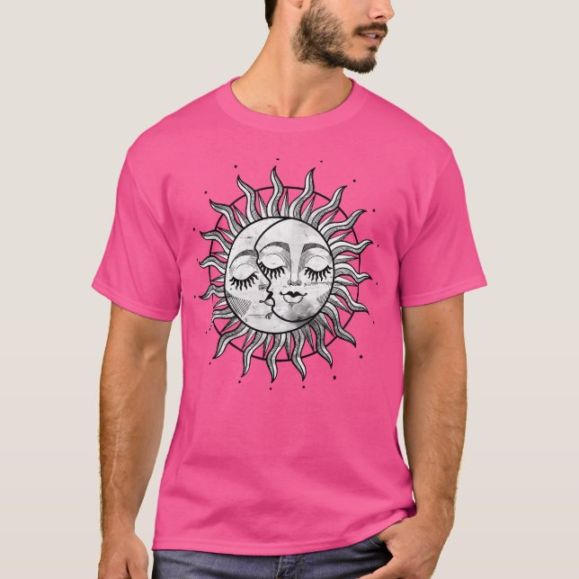 Camiseta Astronomia legal Do Sol E Da Lua Crescente (Frente)