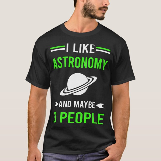 Camiseta Astronomia Pessoas Verde 3 (Frente)