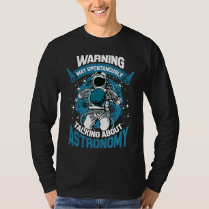 Camiseta Astronomia Terra Saturno Nebula Asteroide
