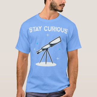 Camiseta Astrônomo Curioso do Telescópio