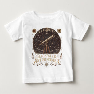 Camiseta Astrônomo de Quintal Astronomia Engraçada Amante d