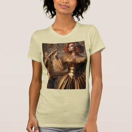 Camiseta Astrônomo Dourado Vitoriano Steampunk