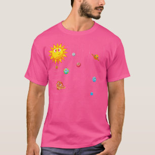 Camiseta Astrônomo Espacial Exterior Universo dos Planetas