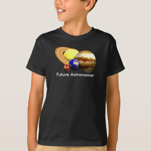 Camiseta Astrônomo Futuro com Sistema Solar