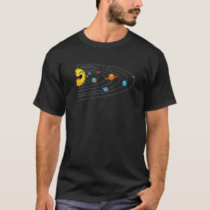 Camiseta Astrônomo Viagem de Ciência Espacial Planetas Curt