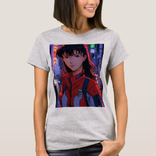 Camiseta "Asuka em destaque: Laboratório de Dentro NERV - U