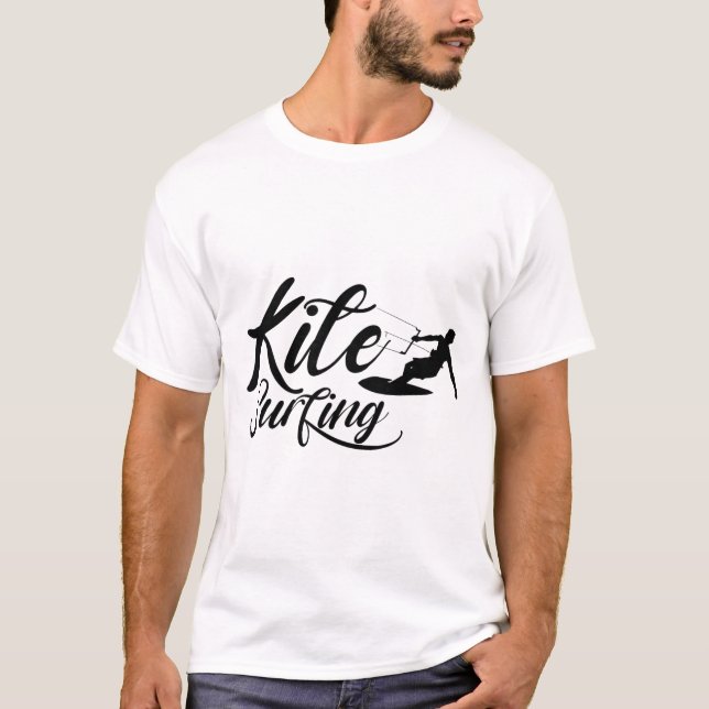 Camiseta Asurfismo com pipa Asurfismo de pipa Asurfe com pi (Frente)