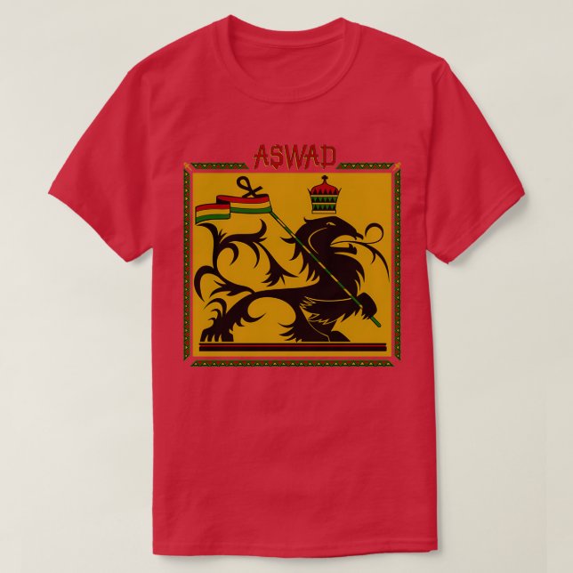 Camiseta Aswad Reggae (Frente do Design)