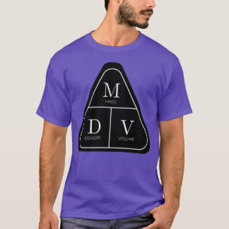 Camiseta Atalho do Triângulo da Equação de Densidade