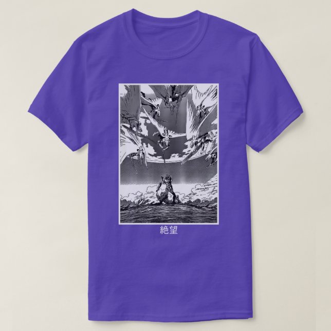 Camiseta Ataque Anjo Evangelion (Frente do Design)