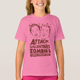 Camiseta Ataque aos Namorados Zombies