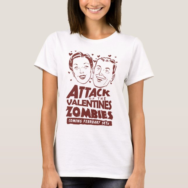 Camiseta Ataque aos Namorados Zombies (Frente)