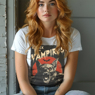 Camiseta Ataque aos Vampiros Rockabilly