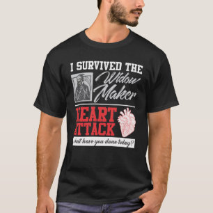 Camiseta Ataque Cardíaco ao Criador de Viúvas Sobrevivido