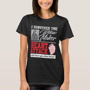 Camiseta Ataque Cardíaco de Viúvo de Cirurgia Cardíaca