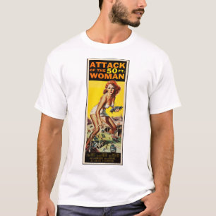 Camiseta Ataque da Poster de filmes de 50 pés (1958)