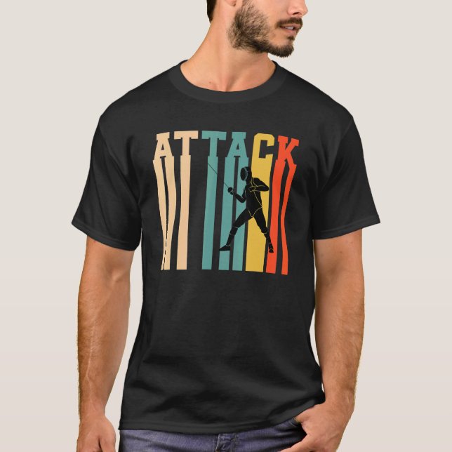 Camiseta Ataque de esgrima (Frente)
