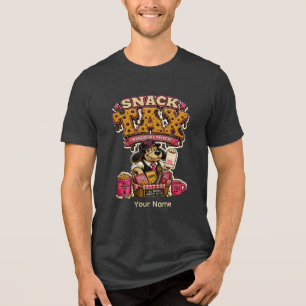 Camiseta Ataque de Lanche Modo Faminto Personalizado Comida